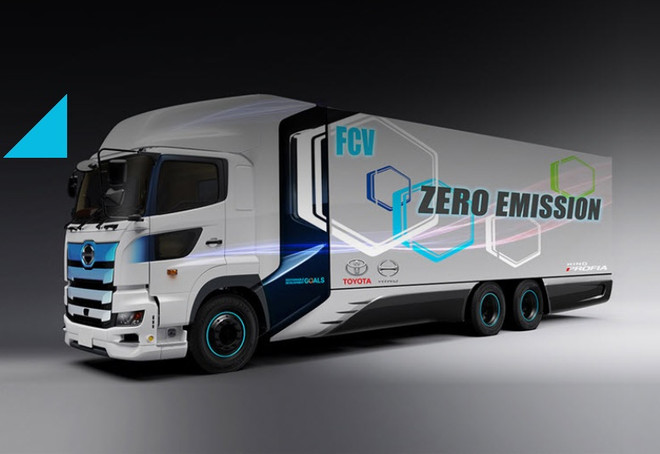 FVC được cho là phương tiện sinh thái tối ưu vì xe không thải ra khí CO2. (Nguồn: Asia Nikkei) Isuzu, Honda thử nghiệm xe tải chạy bằng hydro trên đường giao thông ảnh 1