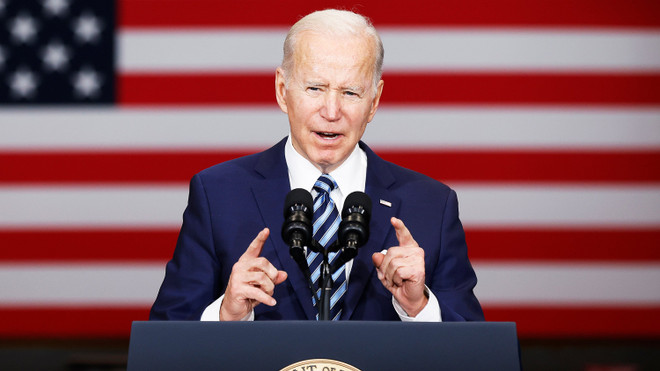 Tổng thống Mỹ Joe Biden bắt đầu đọc Thông điệp Liên bang 2022 ảnh 1