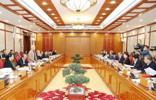 Tiếp thu ý kiến, hoàn thiện dự thảo các văn kiện Đại hội XIII ảnh 2