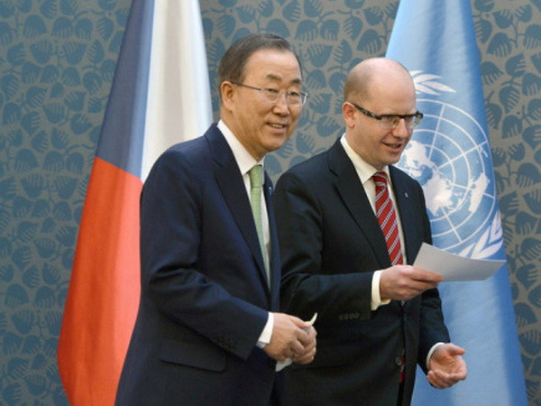 Ông Ban Ki-moon đề nghị Séc gửi binh sỹ tới Trung Phi ảnh 1
