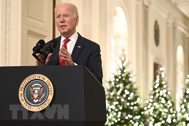 Tổng thống Joe Biden lạc quan về triển vọng kinh tế Mỹ năm 2023 ảnh 1