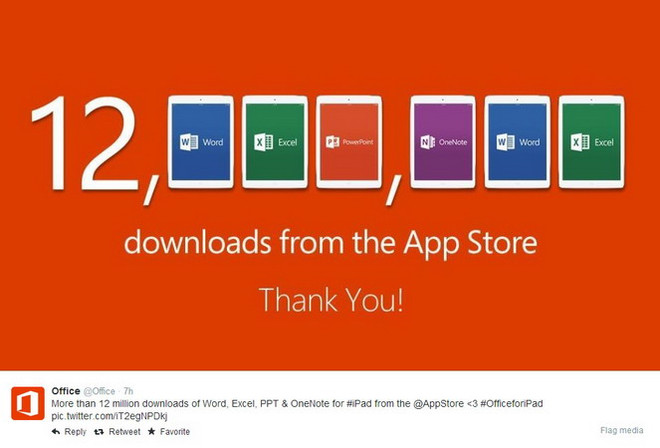 Office for iPad đạt 12 triệu lượt tải chỉ sau một tuần ảnh 2