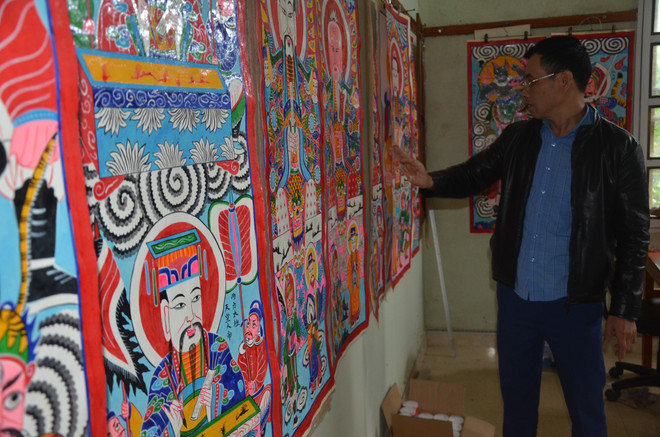 Tranh thờ - nét văn hóa độc đáo của người Dao quần chẹt Thanh Hóa ảnh 2