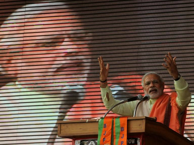 Ông Modi sẽ trở thành Thủ tướng thứ 15 của Ấn Độ. (Nguồn: AFP) Ông Modi chính thức được chỉ định làm Thủ tướng Ấn Độ ảnh 1