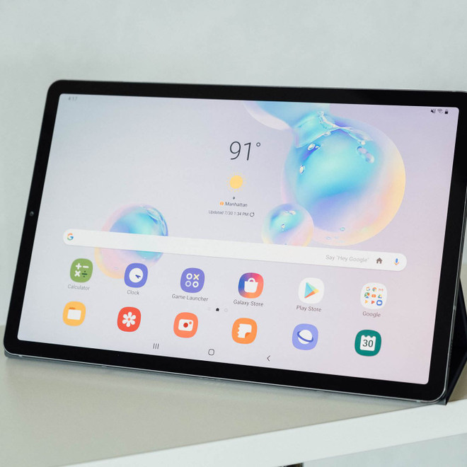 Máy tính bảng Galaxy Tab S6 của Samsung. (Nguồn: The Verge) Samsung dẫn đầu thị trường máy tính bảng tại châu Âu-Phi và Trung Đông ảnh 1