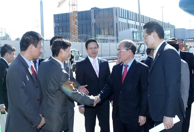 Chủ tịch Quốc hội Nguyễn Sinh Hùng gặp Chủ tịch IPU ảnh 1