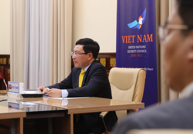 Phó Thủ tướng tham dự Phiên họp trực tuyến cấp cao của HĐBA LHQ ảnh 2