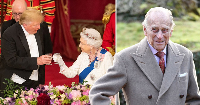 Thân vương Philip từng né tránh gặp ông Trump tại Cung điện Buckingham ảnh 1