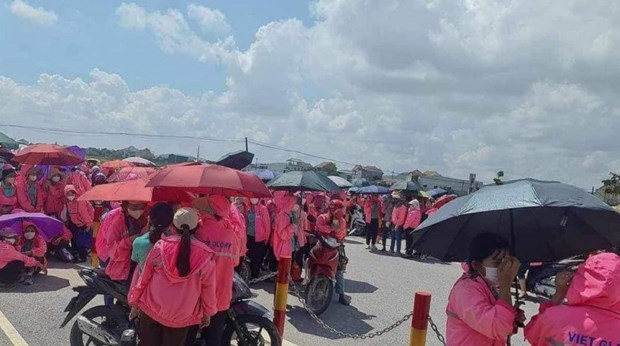 Nghệ An: Khoảng 1.500 công nhân Viet Glory đã quay trở lại làm việc ảnh 1