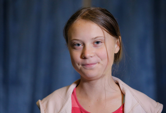 Nhà hoạt động môi trường Thụy Điển Greta Thunberg. (Ảnh: AP) Greta Thunberg đoạt giải thưởng hòa bình quốc tế dành cho trẻ em ảnh 1