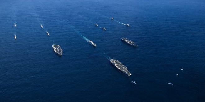 Mỹ cùng 3 nước đồng minh tập trận tại Tây Thái Bình Dương ảnh 1