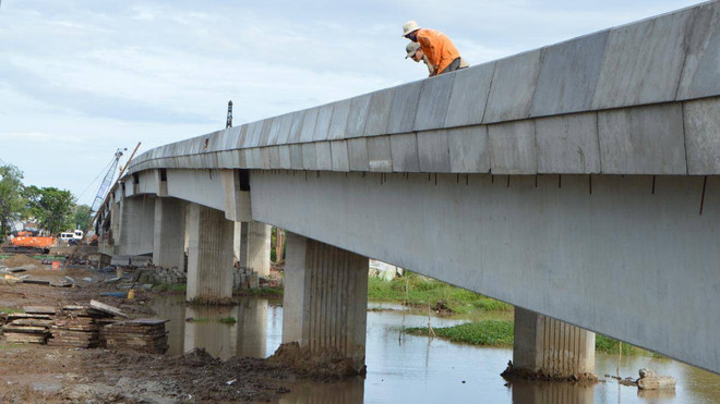 Sóc Trăng hợp long cầu Mạc Đĩnh Chi nối thành phố với cửa biển Trần Đề ảnh 1