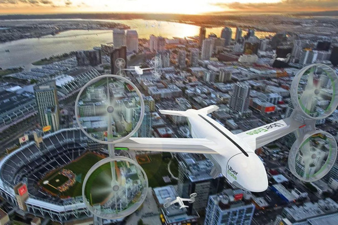 Uber sử dụng máy bay không người lái cho dịch vụ vận chuyển đồ ăn ảnh 1