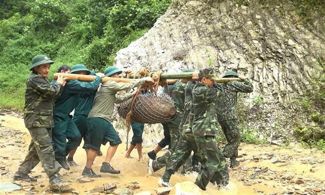 Phát hiện quả bom 130kg khi đang làm rẫy, định vận chuyển đi tiêu thụ ảnh 1