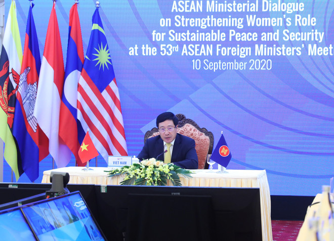 AMM 53: Tăng cường vai trò của phụ nữ vì hòa bình và an ninh bền vững ảnh 2