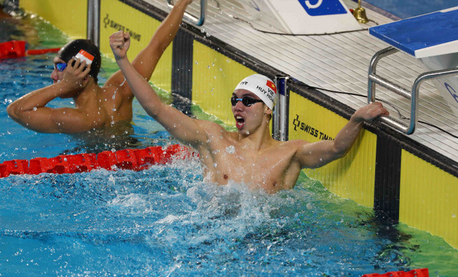 SEA Games 32: Kình ngư Huy Hoàng - Biểu tượng mới của đường đua xanh ảnh 1