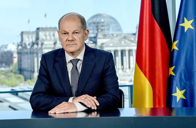 Thủ tướng Đức Olaf Scholz. (Ảnh: AFP/TTXVN) Thủ tướng Đức mời Thủ tướng Trung Quốc hội đàm tại Berlin ảnh 1