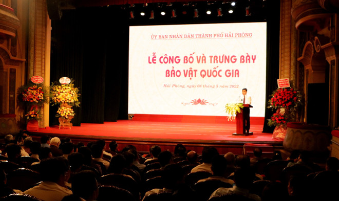 Thành phố Hải Phòng công bố và trưng bày các Bảo vật Quốc gia ảnh 1