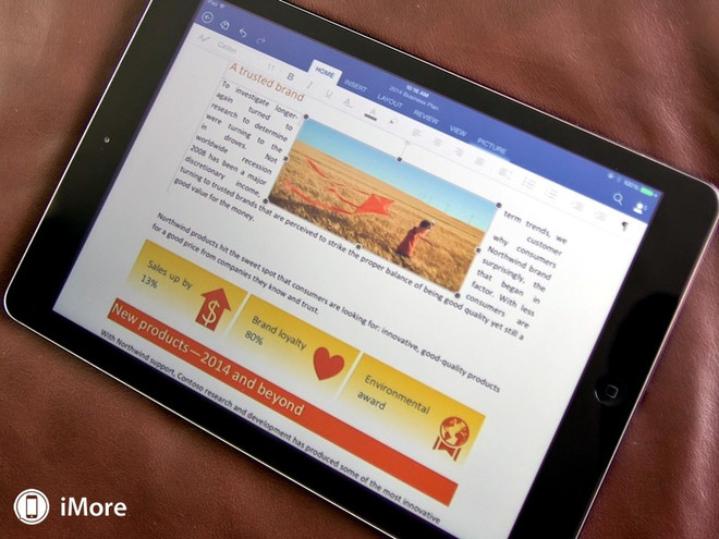 Microsoft chính thức trình làng ứng dụng Office cho iPad ảnh 2