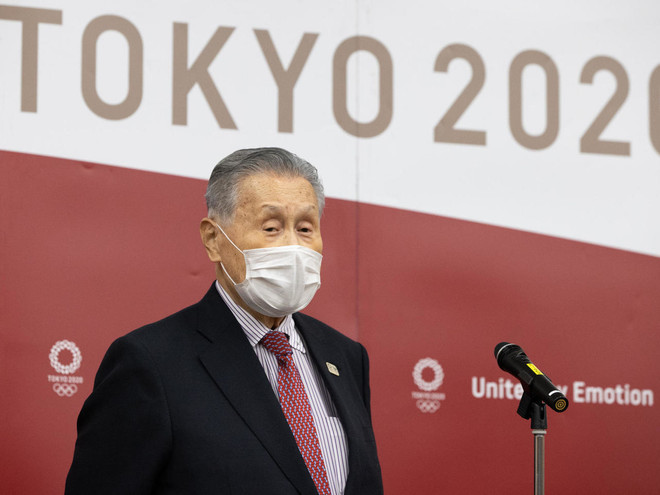Ông Yoshiro Mori tuyên bố từ chức sau những sức ép từ dư luận vì đã có phát biểu có tính chất “coi thường” phụ nữ. (Ảnh: AFP) Trưởng Ban Tổ chức OlympicTokyo từ chức vì phát biểu coi thường phụ nữ ảnh 1
