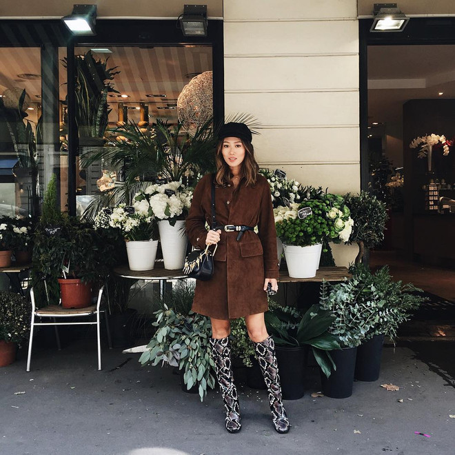 Diện đồ ngày đông phong cách như các fashionista thế giới ảnh 1