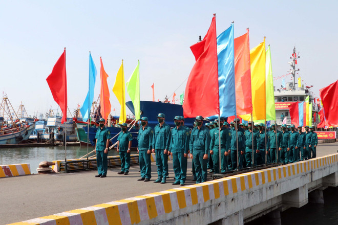 Lễ thượng cờ tàu Hải đội dân quân thường trực tỉnh Bà Rịa-Vũng Tàu ảnh 1
