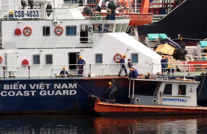Tàu Cảnh sát biển bị Trung Quốc đâm vỡ đã sẵn sàng ra biển ảnh 3