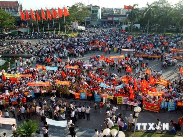 Tung tin đồn thất thiệt, kích động người dân biểu tình tại Hải Phòng ảnh 1