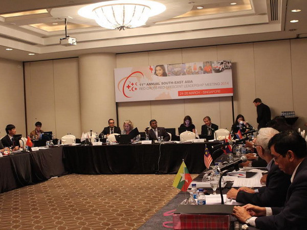 Hội chữ thập đỏ Việt Nam và Singapore tăng cường hợp tác ảnh 1