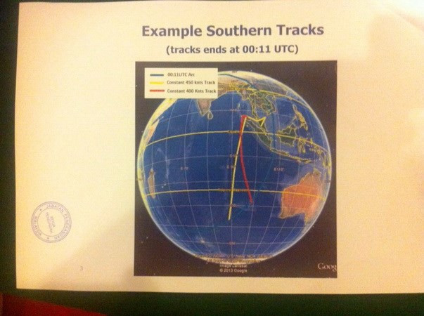 Tập trung tìm kiếm MH370 ở phía Nam hành lang Nam ảnh 1