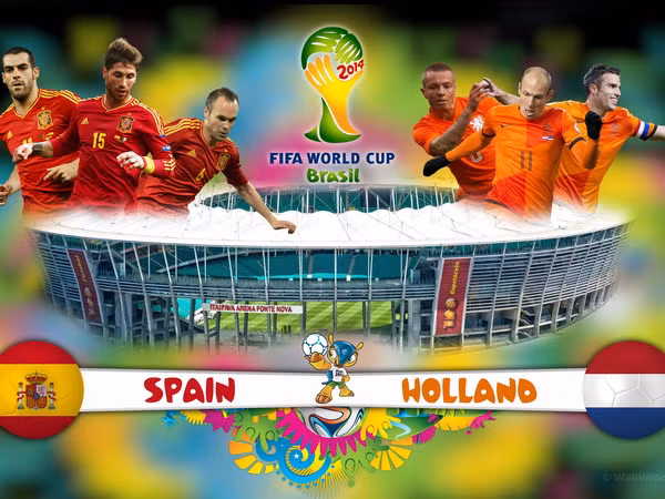 Tây Ban Nha-Hà Lan tái hiện trận chung kết World Cup 2010 ảnh 1