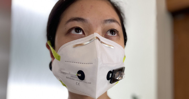 Khẩu trang có khả năng phát hiện virus SARS-CoV-2. (Nguồn: Đại học Havard) Sáng chế đột phá: Khẩu trang có khả năng phát hiện SARS-CoV-2 ảnh 1
