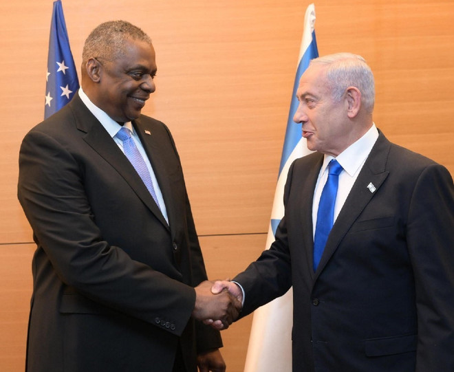 Xung đột Hamas-Israel: Bộ trưởng Quốc phòng Mỹ Austin tới Israel ảnh 1