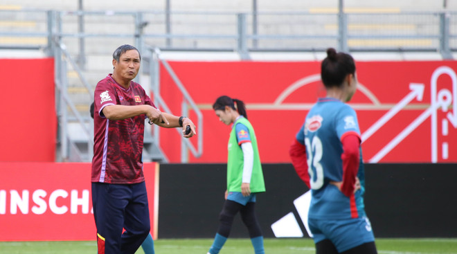 Đội tuyển Nữ Việt Nam tự tin trước trận đấu với Đội tuyển Nữ Đức ảnh 2