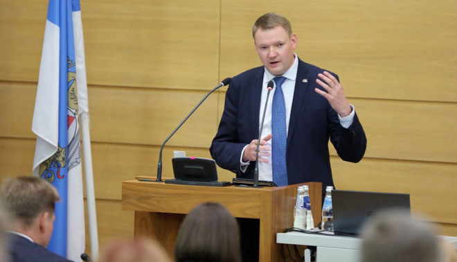 Latvia bầu ông Edvards Smiltens làm Chủ tịch Quốc hội mới ảnh 1