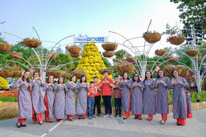Hội Hoa Xuân 2022 tại Novaland Gallery. Hội Hoa Xuân Novaland Gallery: Điểm đến vui chơi dịp Tết Nhâm Dần ảnh 1