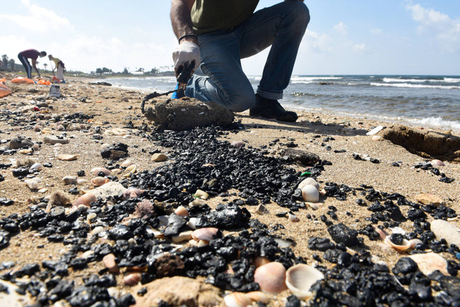 Israel xác định tàu gây ra sự cố tràn dầu nghiêm trọng ở bờ biển ảnh 1