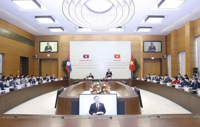 Quốc hội Việt Nam-Lào tổ chức Hội thảo trao đổi kinh nghiệm công tác ảnh 5