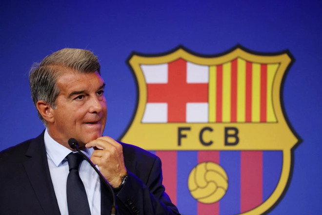 Chủ tịch của Barcelona - ông Joan Laporta. (Ảnh: Reuters) Chủ tịch Barcelona đề cập tới khả năng tổ chức European Super League ảnh 1