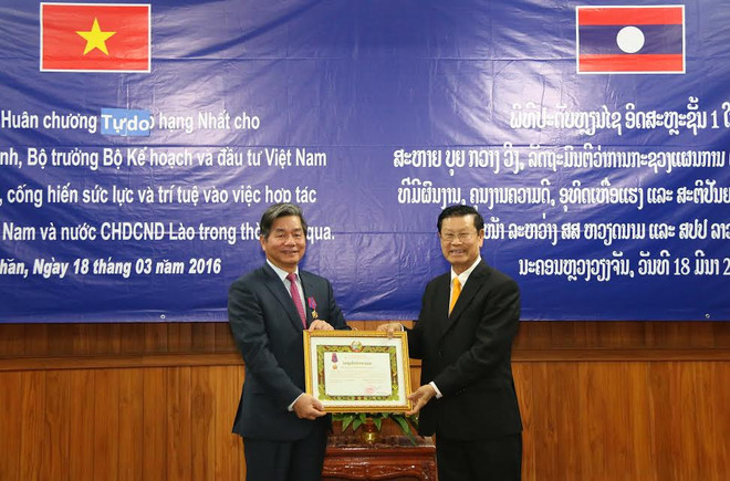 Hợp tác giữa Bộ Kế hoạch Đầu tư Lào và Việt Nam được đánh giá cao ảnh 2