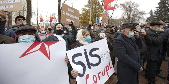 Moldova: Căng thẳng leo thang, người dân đòi Quốc hội giải thể ảnh 1