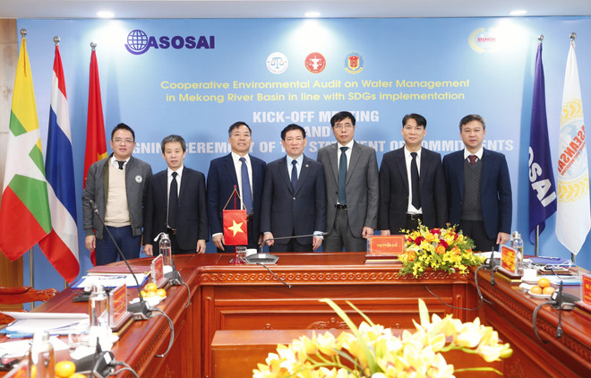 Ngành kiểm toán đẩy mạnh hợp tác về quản lý nguồn nước sông Mekong ảnh 1