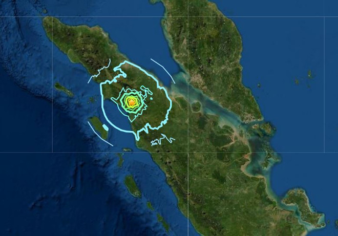 Động đất mạnh gây thương vong tại đảo Sumatra của Indonesia ảnh 1