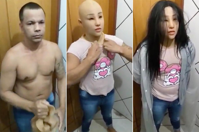 Clauvino Da Silva cải trang thành con gái. (Ảnh: AP) Trùm băng đảng Brazil vượt ngục bằng cách cải trang thành con gái ảnh 1