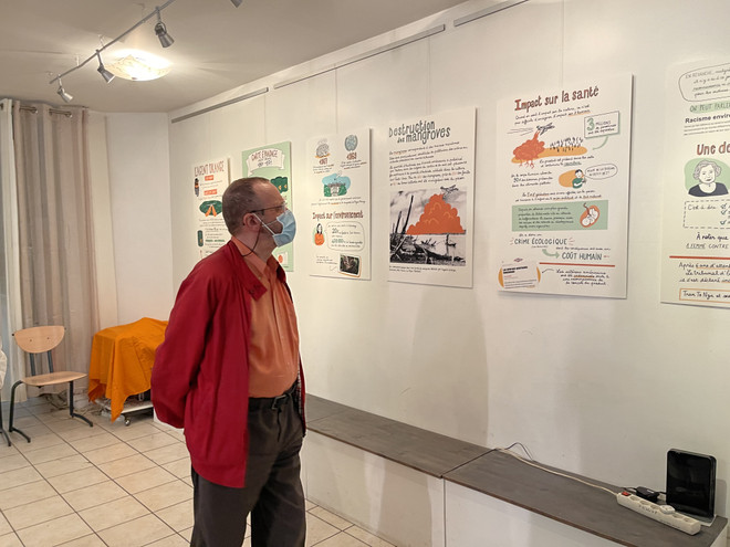 Tranh đồ họa về chất độc da cam Việt Nam lần đầu được triển lãm ở Pháp ảnh 2