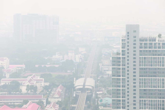 Ô nhiễm không khí tại thủ đô Bangkok. (Ảnh: Bangkok Post) Thái Lan: Tình trạng ô nhiễm không khí quay trở lại thủ đô Bangkok ảnh 1