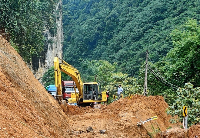 Ảnh minh họa. (Nguồn: TTXVN) Điện Biên: Khắc phục xong sự cố sạt lở đất trên đèo Tây Trang ảnh 1