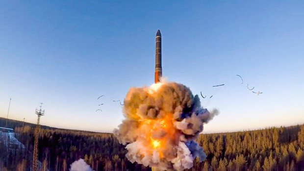 Mỹ và Nga dừng chia sẻ dữ liệu hạt nhân. (Nguồn: AP) Điện Kremlin: Không có tiếp xúc thực chất về ổn định chiến lược Nga-Mỹ ảnh 2