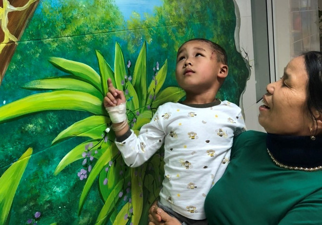 Điều trị thành công cho bệnh nhi bị vết thương sọ não hở do chó cắn ảnh 1