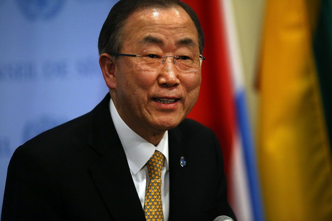 Ông Ban Ki-moon hoan nghênh kết quả đàm phán về Ukraine ảnh 1